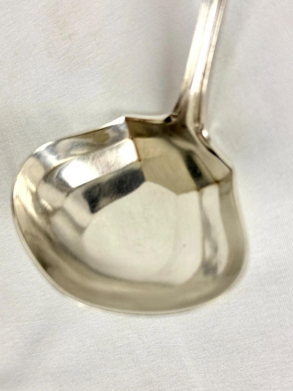 Vintage 1915 Lafayette Alvin Silverplate Gravy Ladle 7 1/8in Long Unique Bowl
